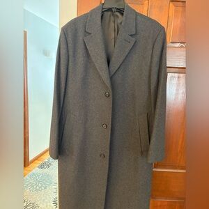 Vintage London Fog Signature long Men's Dark Gray dress coat